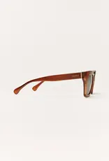 Z Supply Hideaway Taro - Grey Polarized Sunglasses