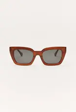 Z Supply Hideaway Taro - Grey Polarized Sunglasses