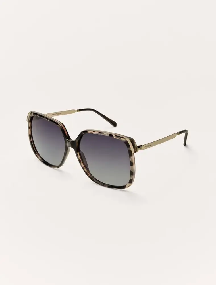 Z Supply Riviera Marbled Tort-Bronze Polarized Sunglasses
