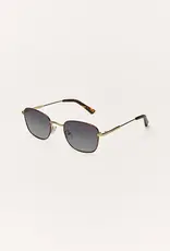 Z Supply Fastlane Tort Gold - Gradient Polarized Sunglasses