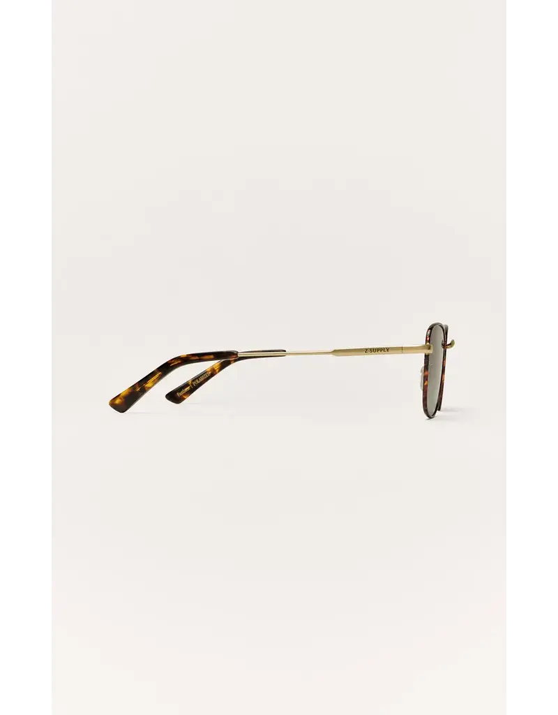 Z Supply Fastlane Tort Gold - Gradient Polarized Sunglasses