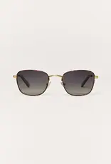 Z Supply Fastlane Tort Gold - Gradient Polarized Sunglasses