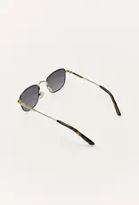 Z Supply Fastlane Tort Gold - Gradient Polarized Sunglasses