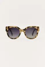 Z Supply Lunch Date Dark Tort - Gradient Polarized Sunglasses