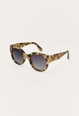 Z Supply Lunch Date Dark Tort - Gradient Polarized Sunglasses