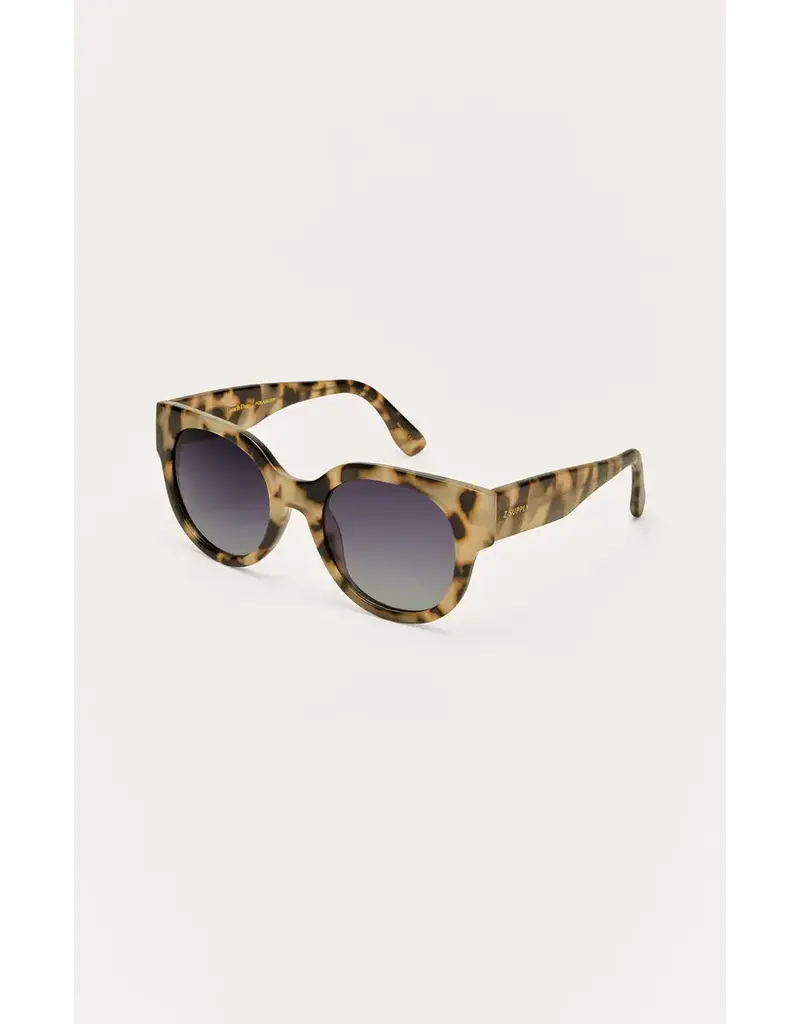 Z Supply Lunch Date Dark Tort - Gradient Polarized Sunglasses