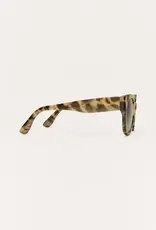 Z Supply Lunch Date Dark Tort - Gradient Polarized Sunglasses