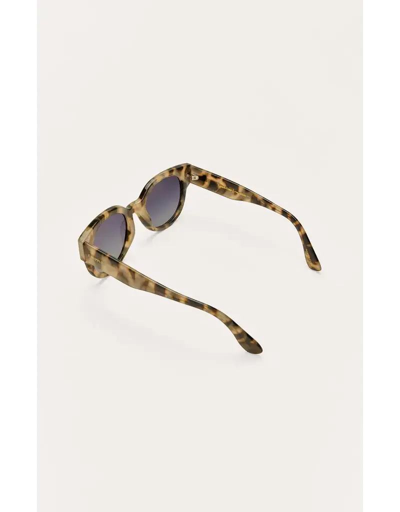 Z Supply Lunch Date Dark Tort - Gradient Polarized Sunglasses
