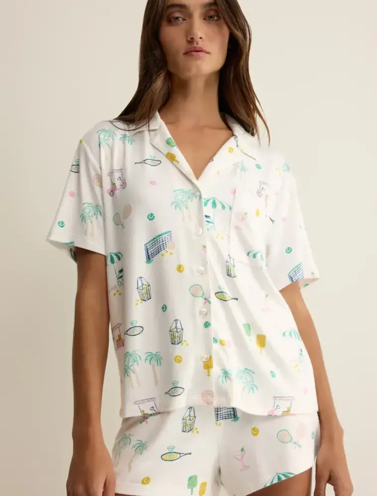 Z Supply Court Sports PJ Top