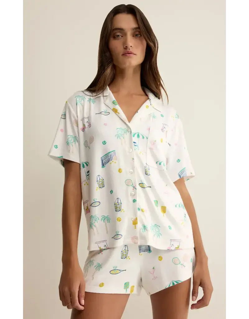 Z Supply Court Sports PJ Top