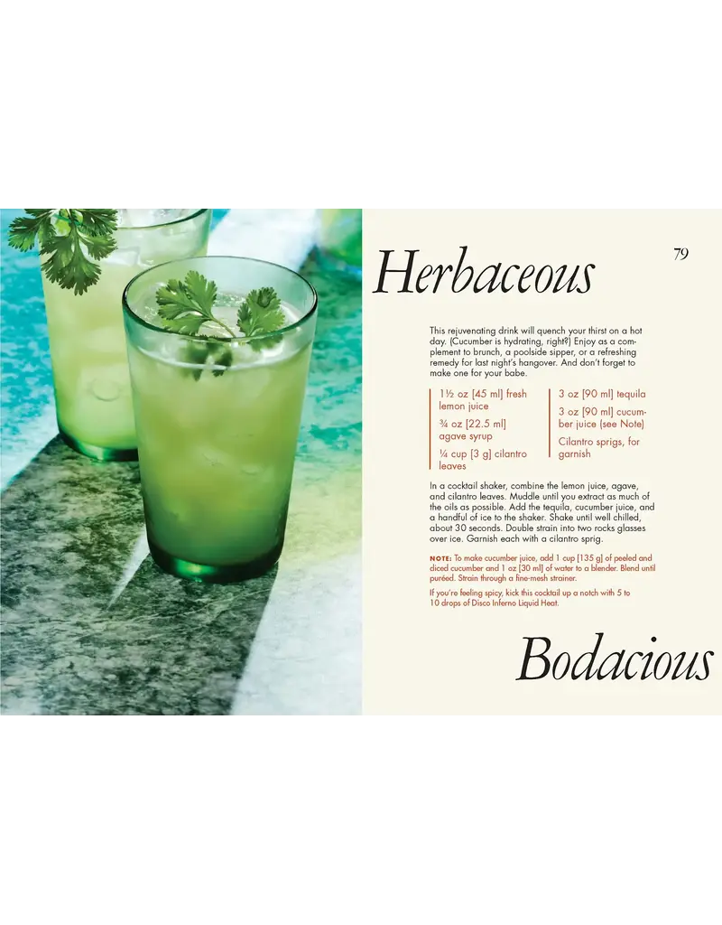 Chronicle Books Kindred Spirits Cocktails for Two Recipe Book
