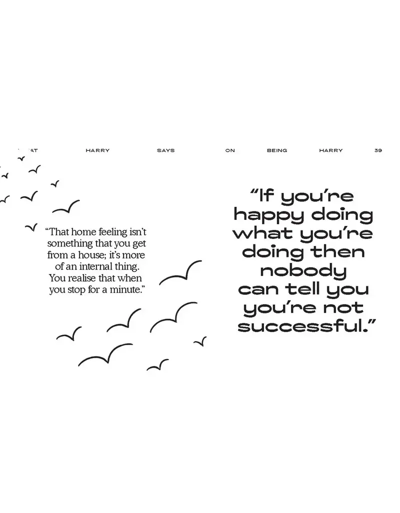 Chronicle Books What Harry Says Book