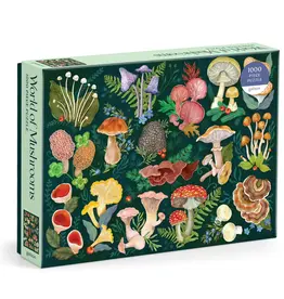 Chronicle Books World of Mushrooms 1000 Piece Puzzle by Galison