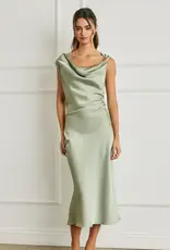 Dress Forum Sol Shoulder Detail Satin Dress