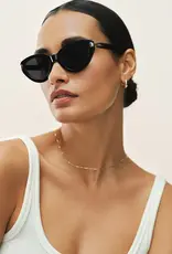 Z Supply Coastline Polished Black-Grey Polarized Sunglasses