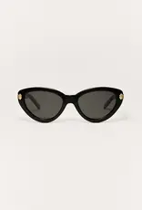 Z Supply Coastline Polished Black-Grey Polarized Sunglasses