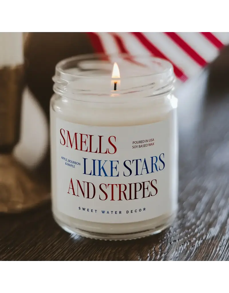 Sweet Water Decor Smells like Stars and Stripes 9oz. Soy Candle