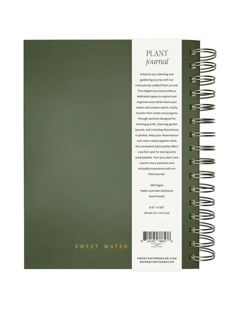 Sweet Water Decor Indoor/Outdoor Plant Journal