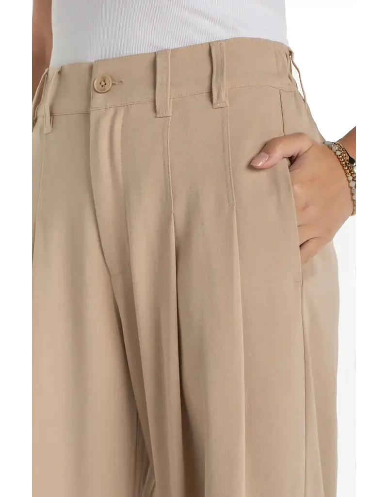 Liverpool Highrise Pleated Wide Leg Trousers