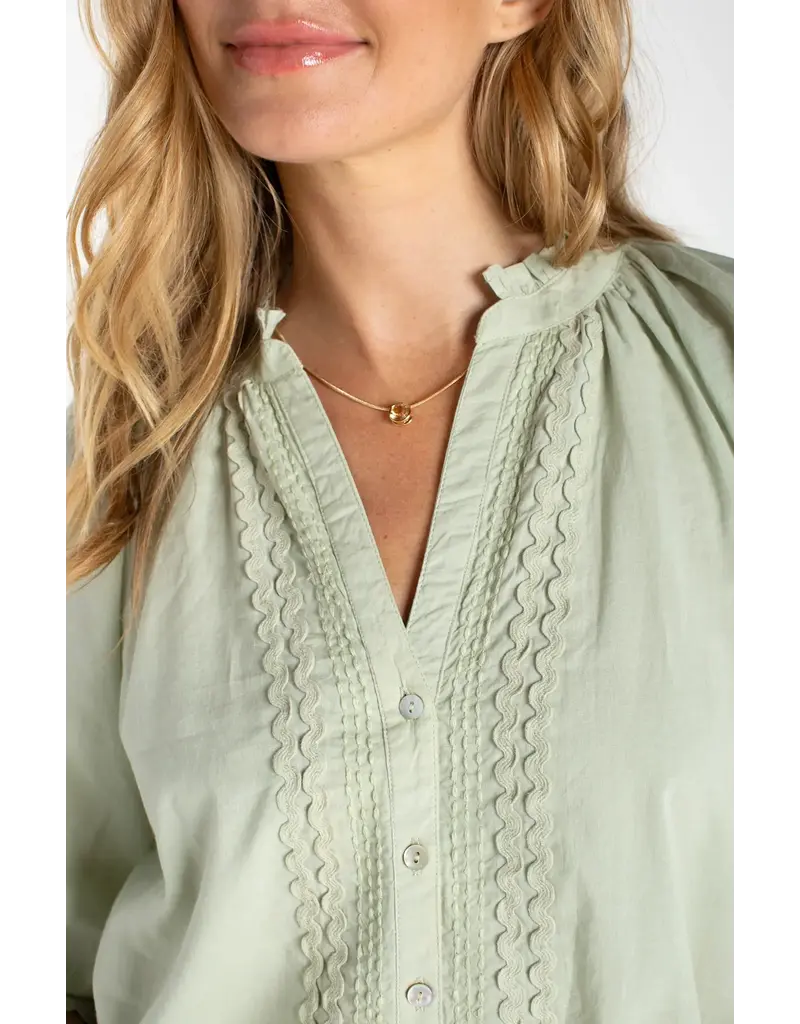 Liverpool 3/4 Sleeve Button Down