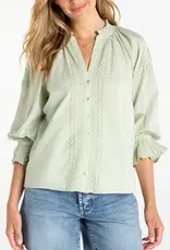 Liverpool 3/4 Sleeve Button Down