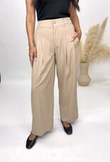 Liverpool Highrise Pleated Wide Leg Trousers