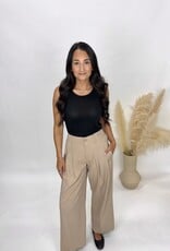 Liverpool Highrise Pleated Wide Leg Trousers