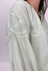 Liverpool 3/4 Sleeve Button Down