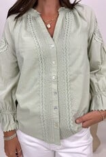 Liverpool 3/4 Sleeve Button Down