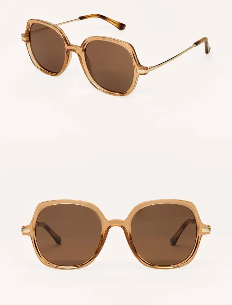 Z Supply Eclipse Polarized Sunglasses Ginger by Z Supply