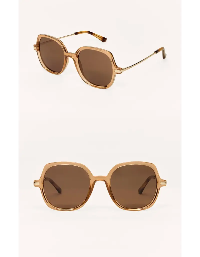 Z Supply Eclipse Polarized Sunglasses Ginger by Z Supply