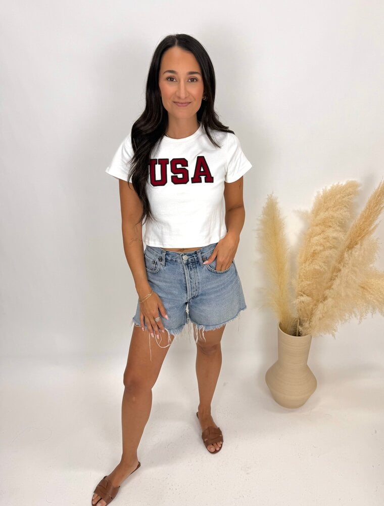lelis Super Soft USA Baby Tee