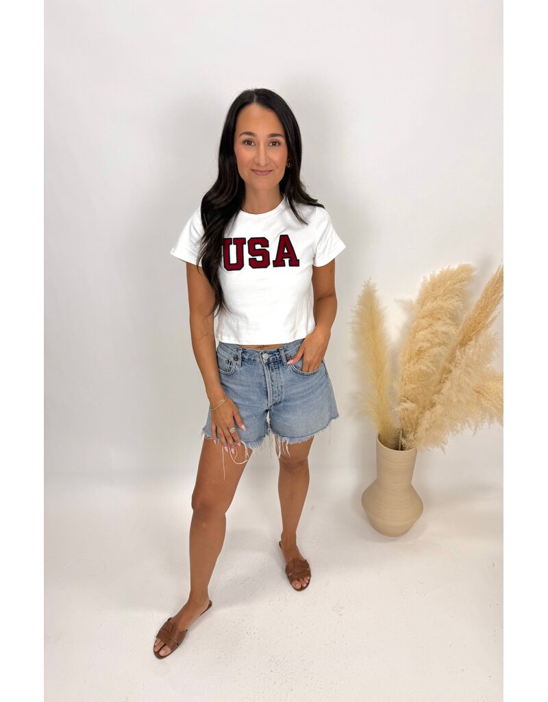 lelis Super Soft USA Baby Tee