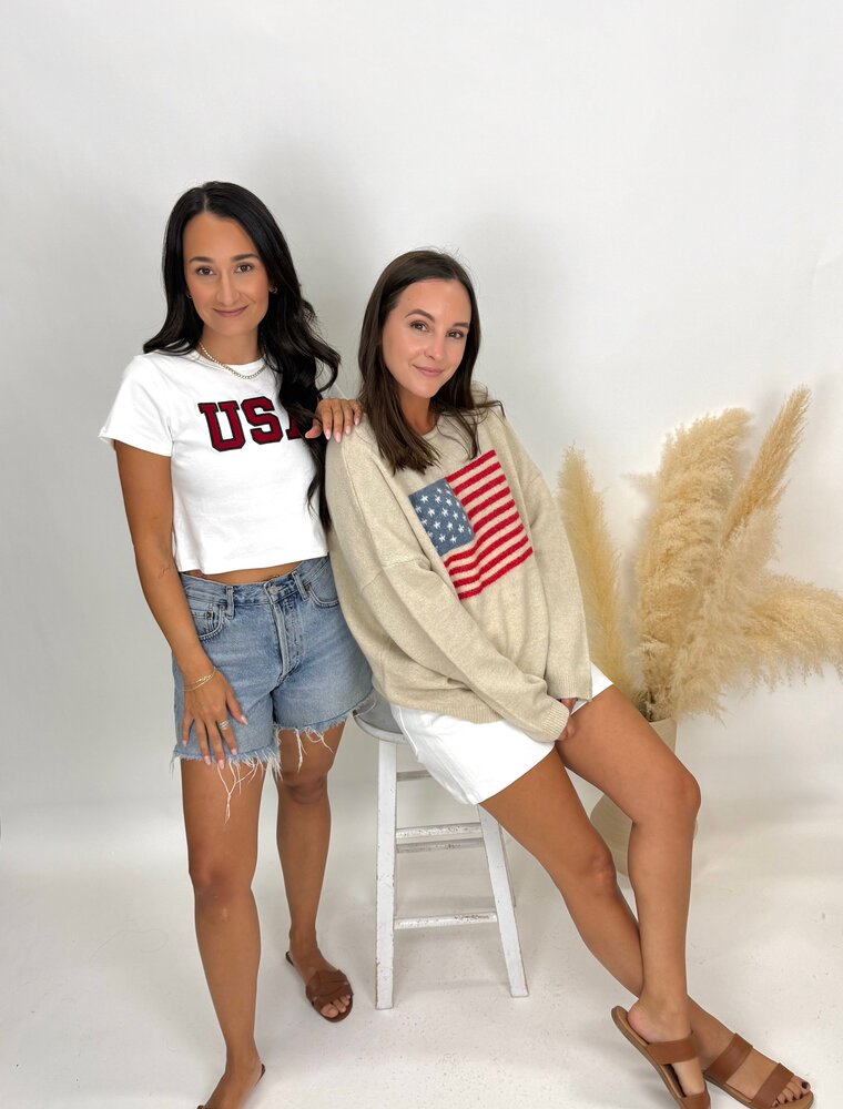 By Together Knit Americana Top