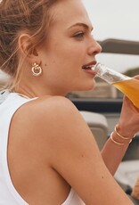 Kendra Scott Parker Knot Gold Open Frame Earrings