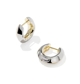 Kendra Scott Mikki Mixed Metal Huggie Earrings