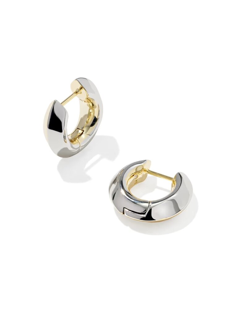 Kendra Scott Mikki Mixed Metal Huggie Earrings