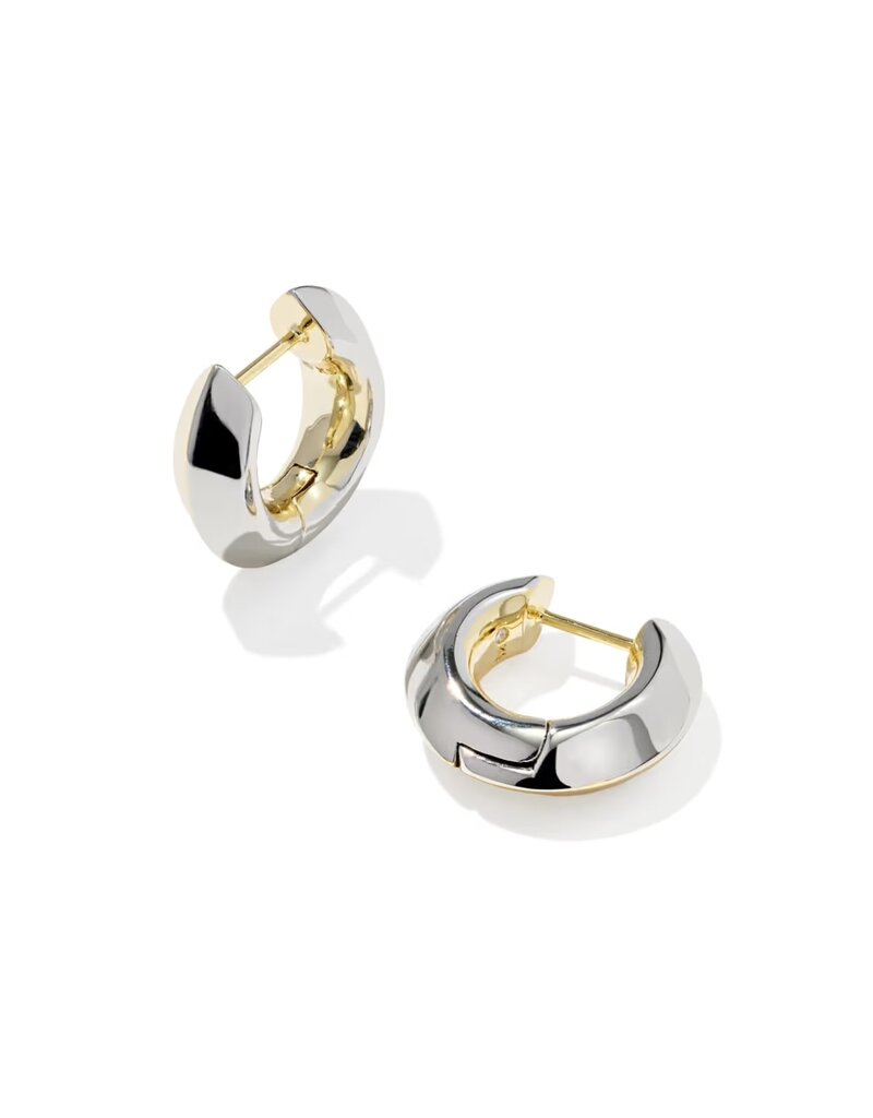 Kendra Scott Mikki Mixed Metal Huggie Earrings