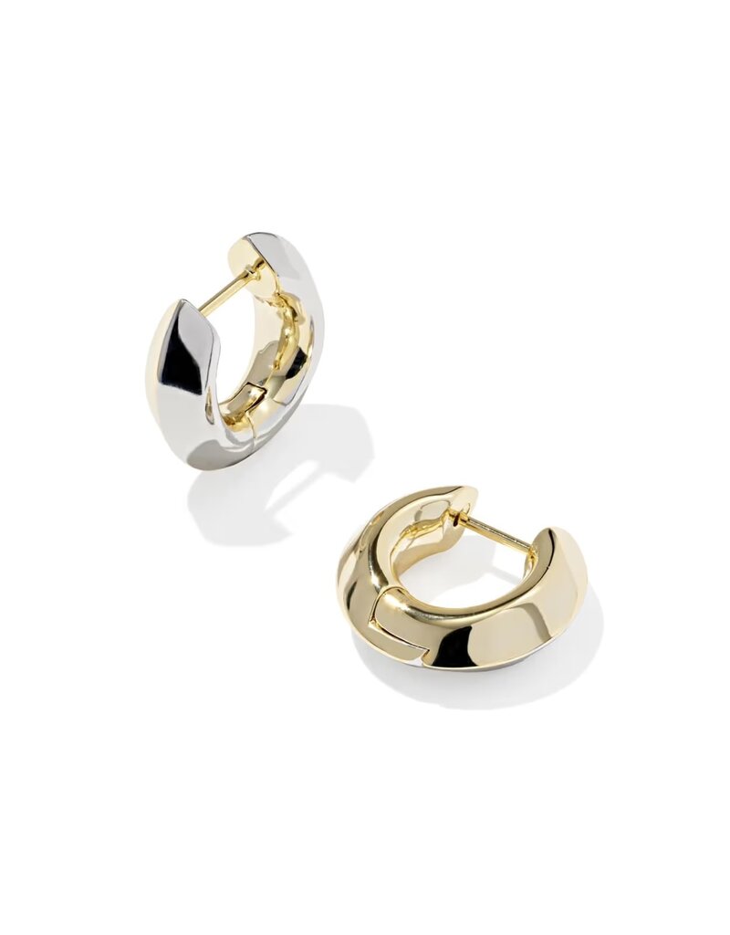 Kendra Scott Mikki Mixed Metal Huggie Earrings