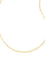 Kendra Scott Courtney Paperclip Necklace in Gold