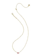 Kendra Scott Mini Elisa Satellite Pendant Necklace Gold Azalea Illusion