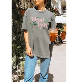 Society Plant Lady Graphic Oversized Graphic T-Shirt