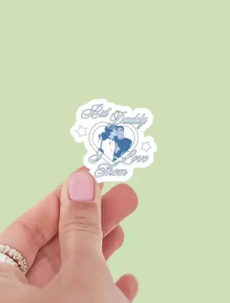 limes & Lilly But Daddy I Love Them Heated Rivalry Vinyl Sticker