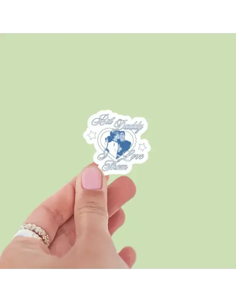 limes & Lilly But Daddy I Love Them Heated Rivalry Vinyl Sticker