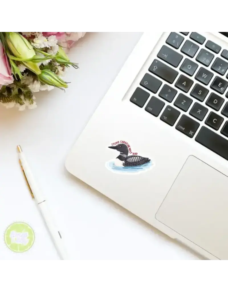 limes & Lilly Stupid Canadian Wolf Bird Heated Rivalry Vinyl Sticker