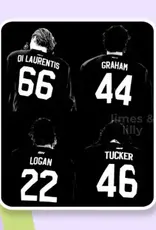 limes & Lilly Off Campus Players Hockey Jerseys Vinyl Sticker
