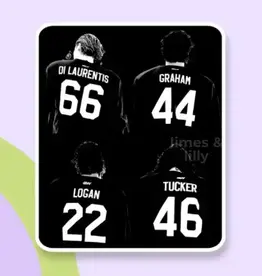 limes & Lilly Off Campus Players Hockey Jerseys Vinyl Sticker