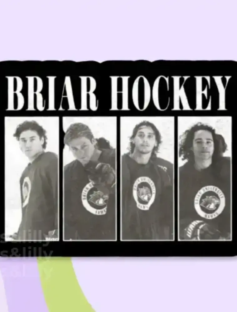 limes & Lilly Briar Hockey Players Sticker Off Campus