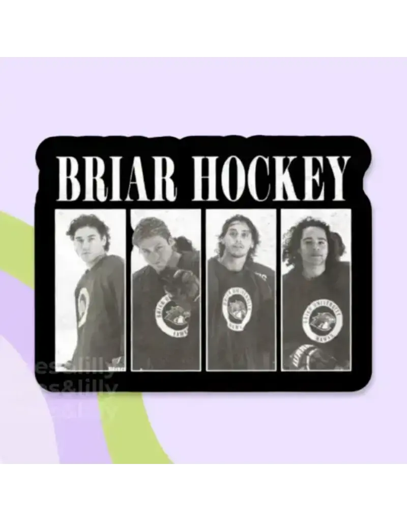 limes & Lilly Briar Hockey Players Sticker Off Campus