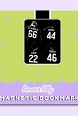 limes & Lilly Briar Hockey Jerseys Magnetic Bookmark